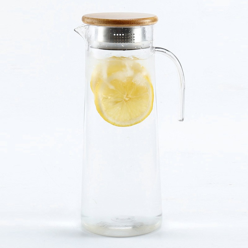 1.2L Acrylic Transparent Juice Bottle Cold Water Pitcher Jug for