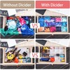 Flytianmy 40Pcs Drawer Dividers, Adjustable Drawer Organizer for Socks, Underwear,