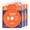 Glass Cutting Disc 4-1/2 Inch (3PCS) for Angle Grinder with