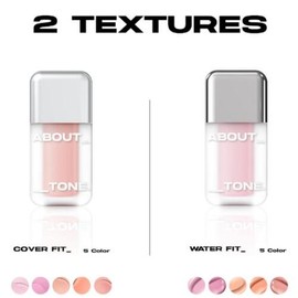 ABOUT TONE Skin Layer Fit blusher 5g*2colors, Color1#$%Color2:W03 Posy Peach-W03 Posy Peach