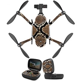 MightySkins Skin Compatible With GoPro Karma Drone headphones wrap cover sticker skins Rattler