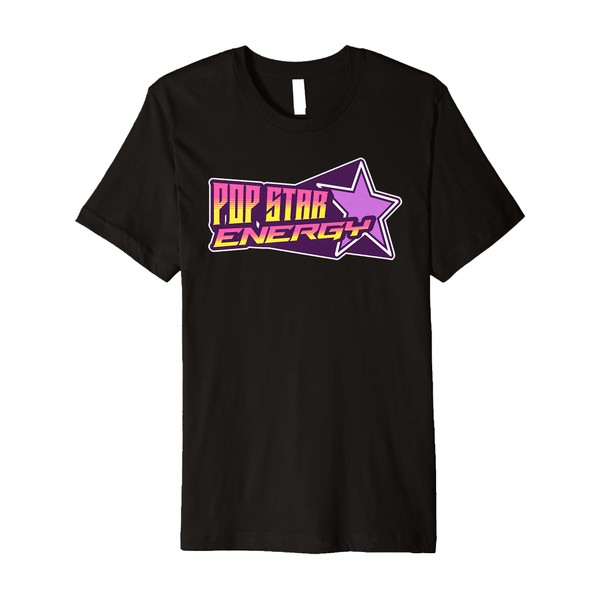 Pop Star Energy Retro 80s Music Aesthetic Vaporwave Vibes Premium