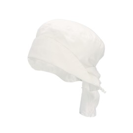 Sterntaler Girls' Neck Protection Papertouch Hat, White