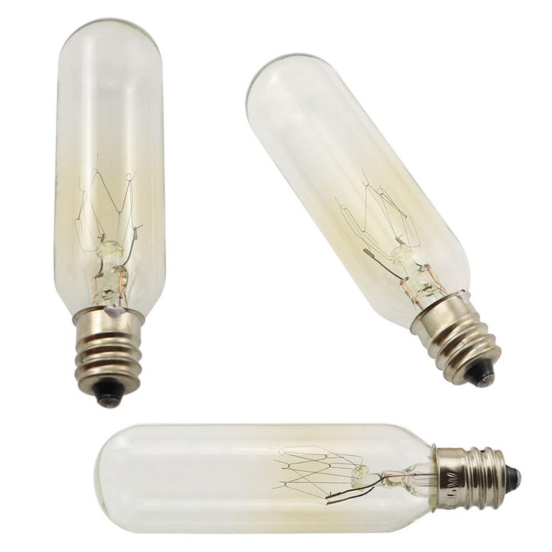 BLLNDX 6PCS US Standard Salt Lamp Bulbs T6 110V 120V