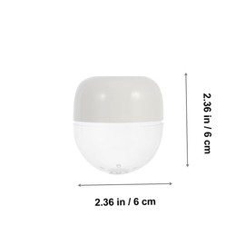 FRCOLOR 3pcs Makeup Sponge Drying Case Breathable Design Portable Dustproof Holder for Travel Makeup Sponge Container for Women Compact and Lightweight Storage