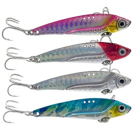 Sea Fishing Lures, 4PCS 20g Savage Gear Lures, Floating Fishing Lures, Fishing Lures Big Soft Tail Soft Fishing Lure, Lures Set For Sea Bass Pike Trout Perch (Silver Hook)