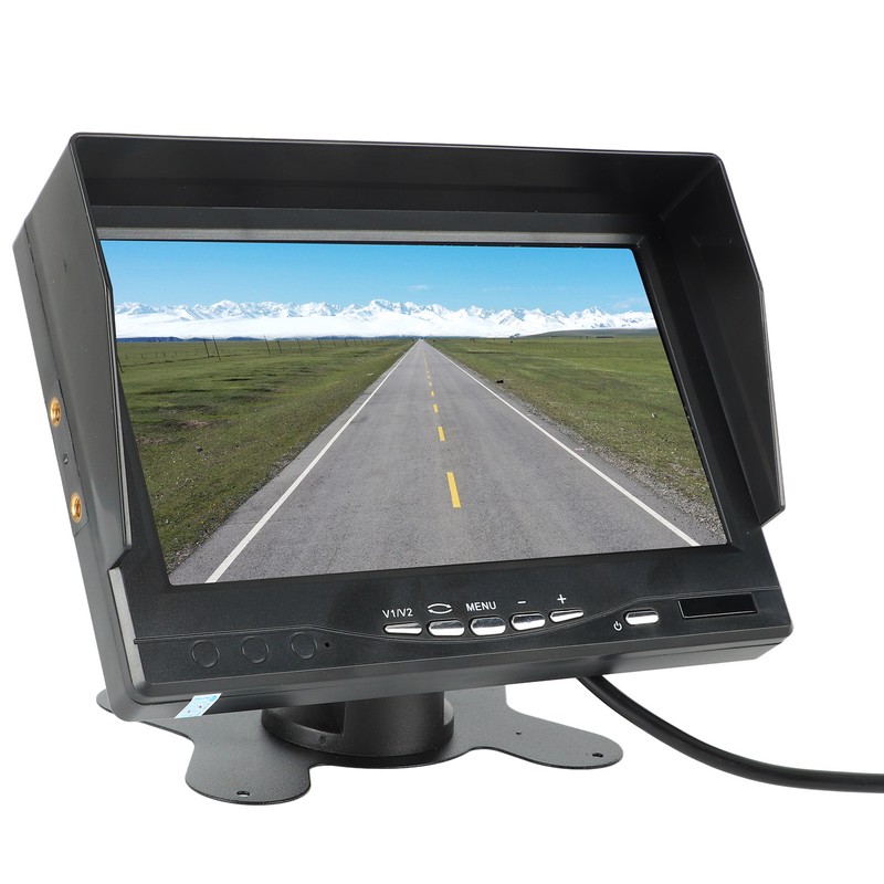7in Backup Camera Monitor Reversing Display V1 V2 Video Inputs