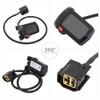 BIUGERCN Motorbike Speedometer waterproof timer tachometer LCD Display Digital Hour