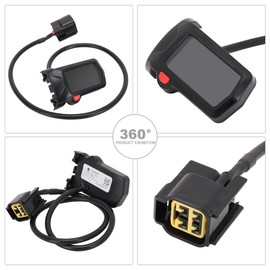 BIUGERCN Motorbike Speedometer waterproof timer tachometer LCD Display Digital Hour for Surron Sur Ron Light Bee X/S