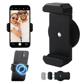 WarmCorners Magnetic Phone Holder Selfie，Motorcycle Phone Mount - Compatible with Gym - Premium Billet Aluminum Holder for Gas Tank, Fits Most Phones,Magnetic Smartphone Stand Gym