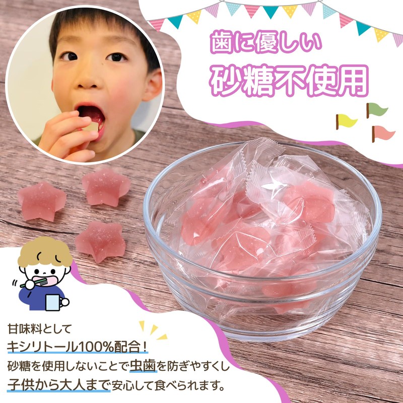 CHILEES はぐグミ ぶどう味 歯医者専用 キシリトール100% グミ 砂糖不使用 ダイエットお菓子 こども ぶどう味