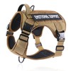 Belababy Tactical Anti Pull Dog Harness Small Medium Large Dog,