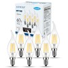 ANWIO B11 LED Filament Bulb E12 Candelabra Medium Base 2700K