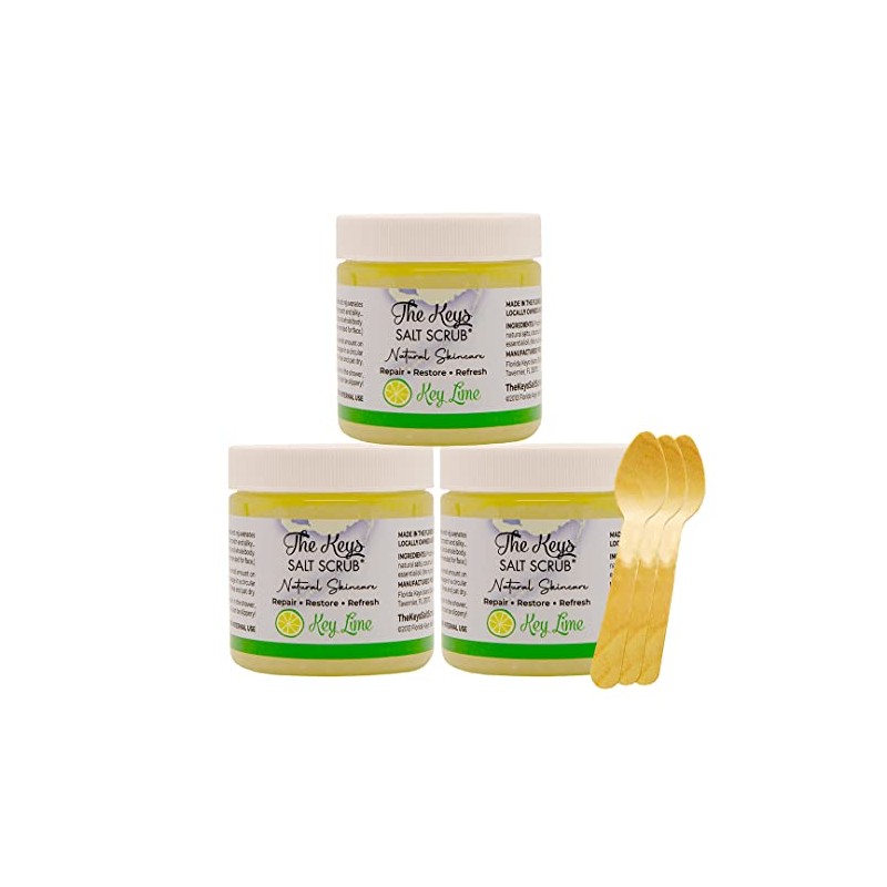 The Keys - Exfoliante para sal, 3 Pack 3.4 Ounce