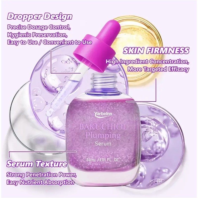 Sérum Hidratante 30ml Con Bakuchiol Y Vitamina C,