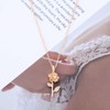 Cimenexe Bohemian Rose Choker Necklace Gold Rose Flower Pendant Necklace