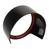 Front Grille Emblem Logo Ring Glossy Black Exterior Badge Decoration