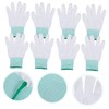 FUNOMOCYA 10 Pairs Thin Breathable and Comfortable Work Gloves Labor