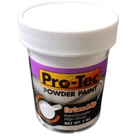 Pro-Tec Jigs and Lures Powder Paints, Jig Head Fishing Paint, Fishing Lure Paint - High Gloss Powder Coating Paint, 2 Ounces