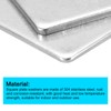 sourcing map Square Washer, 5pcs M12x50x50x3mm 304 Stainless Steel Square