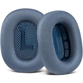 SOULWIT Replacement Ear Pads for AirPods Max Over-Ear Headphones, Ear Pads Cushion with Durable Mesh Fabric, Softer Foam