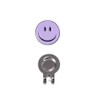 Magnetic Golf Ball Marker with Hat Clip Happy Smiley Face