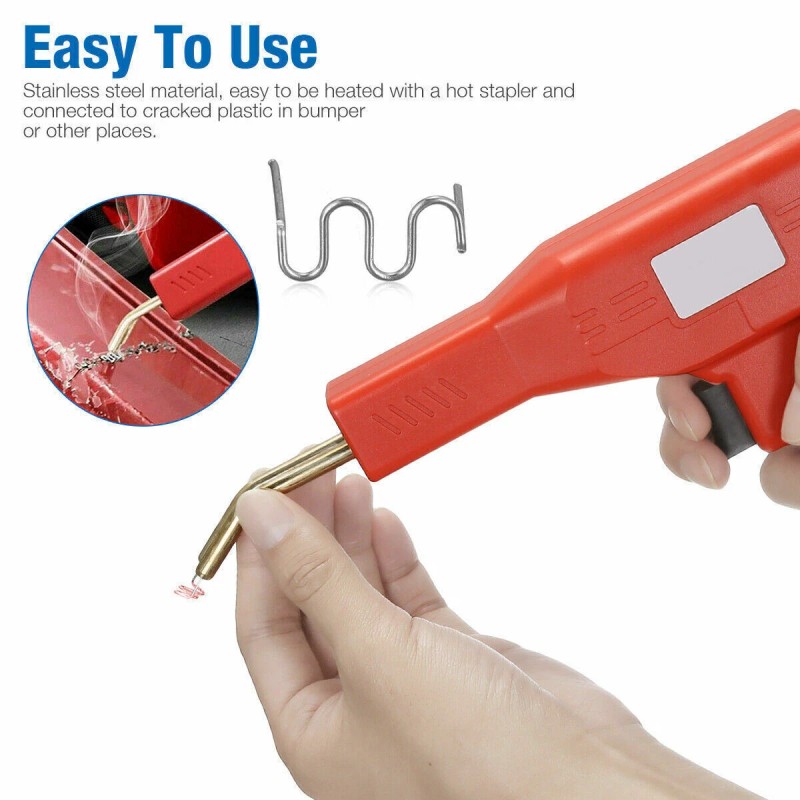 Gearzaar 1000Pcs 0.8mm Hot Stapler Staples Repair Kit For Plastic