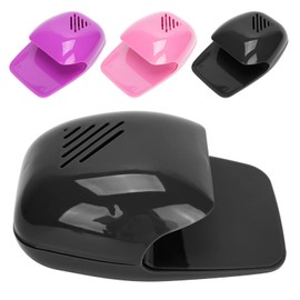 Milltrip Nail Fan Dryer for Regular Nail Polish, Portable Nail Dryer Nail Art Polish Machine Quick Dry Nail Polish Gel Nail Dryer Blower for Fingernail Toenail, Portable Fans Battery Operated(Black)