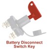 8 Pack Mini Red Keys for Battery Disconnect Isolator Power