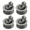 MospdyGear 4 Pcs 611666 Dishwasher Upper Basket Wheel, Dishwasher Racks