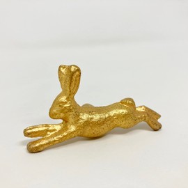 Old Gold Antique Gold Vintage Gold Cabinet Door Handles Iron Handmade Metal Animal Cupboard Door Knobs, Drawer Pulls (10. Running Rabbit)