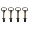 Chinflly 4 PCS Swivel Mirror Screws,Antique Brass Adjustable Mirrors Mounting