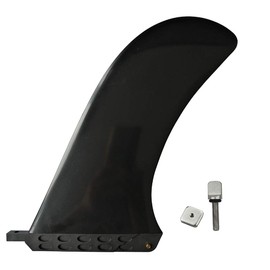 6.5/7.5/8/9/9.5/10 inch Longboard & SUP Single Fin - Center Fin for Surfboards & Paddle Boards with Smart Screw (9.5 inch)