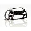 BlackStuff Black Carbon Fibre Keyring Compatible with BRZ BS-824