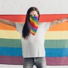TRIXES Rainbow Bandana - Rainbow Gifts - LGBTQIA2s+ Cotton Bandana