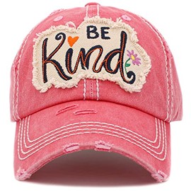 KBETHOS KBV-1422 HPK Rodeo Country Horse Derby Womens Baseball Cap Distressed Vintage Unconstructed Embroidered Patch Hat