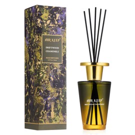 Airkeep Reed Diffuser Set 5.07 fl oz, Driftwood Chamomile Scent Diffuser with Sticks, Home Fragrance Oil for Bedroom, Bathroom, Office Decor