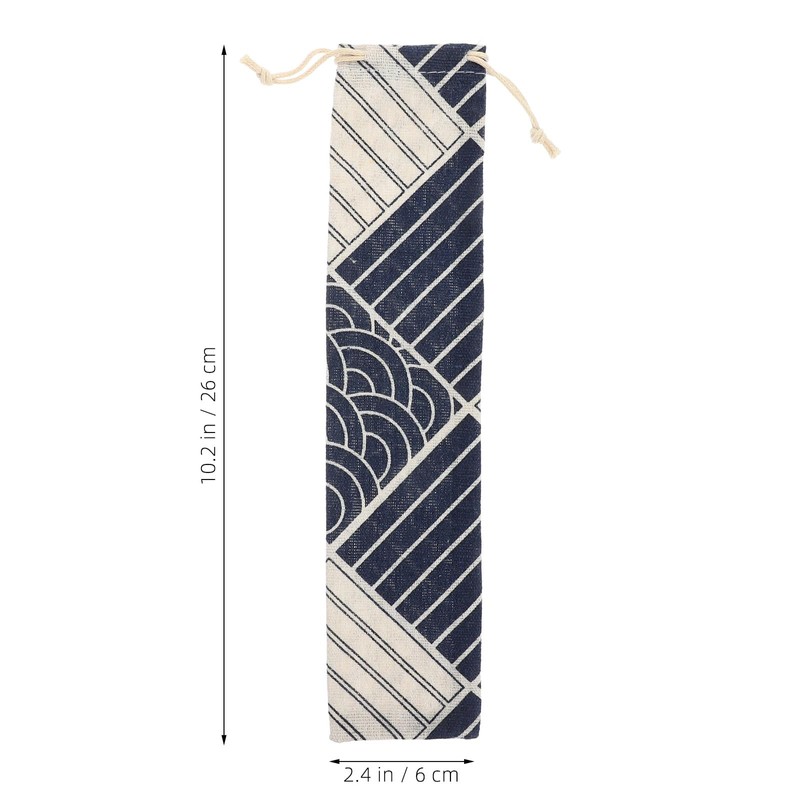 Healeved Straw Carrying Case - 5 Packs Travel Cutlerys Pouch