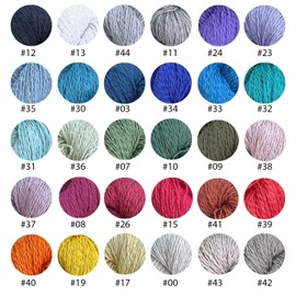 Pascuali Nepal 60% Organic Cotton 40% Linen Knitting Wool for Knitting Crochet Ocean 30