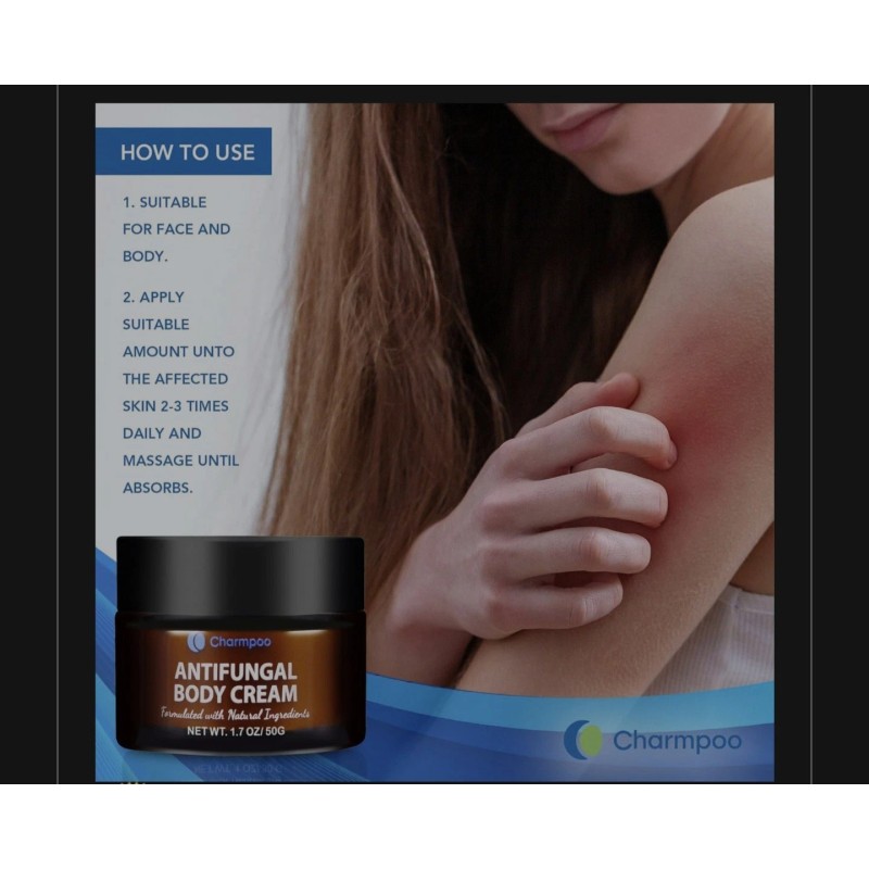 Charmpoo Treatment for Jock Itch,Ringworm, Psoriasis,Ecze