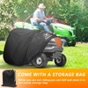 Tokept Lawn Mower Cover, Heavy Duty Waterproof Tractor Cover with