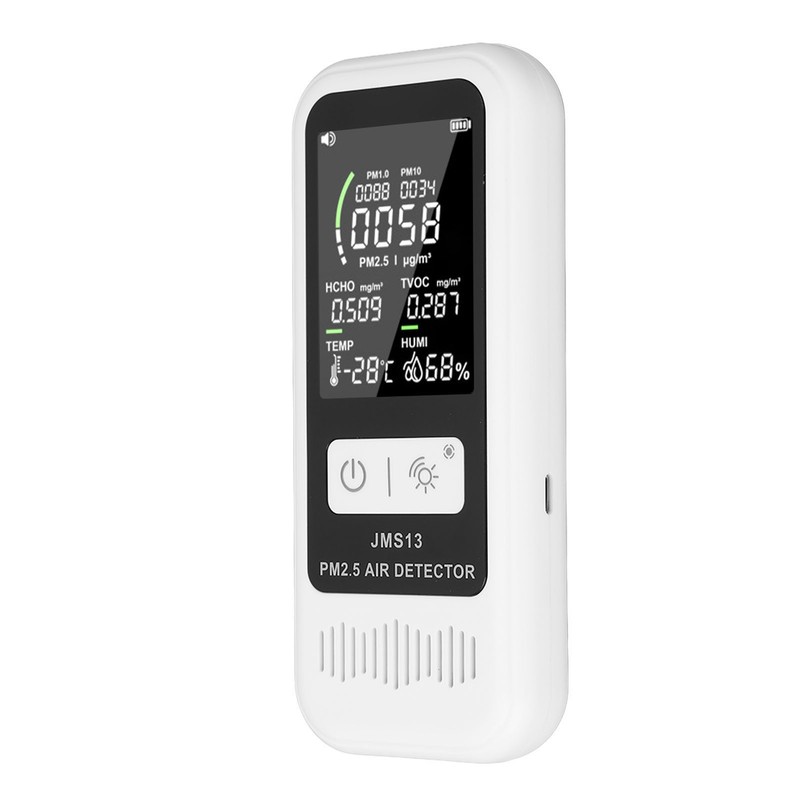 Air Quality Monitor Pm2.5 10 1.0 Detector LCD Display Temperature