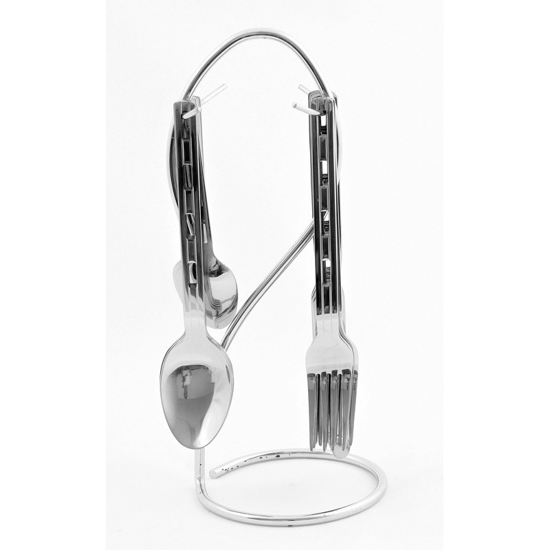Nature Home Decor RE6111 Rainbow Elite Collection 24-Piece Stainless Steel