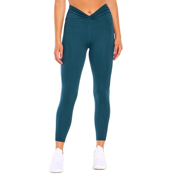 Balance Collection Womens Twist High Rise Legging, Reflecting Pond