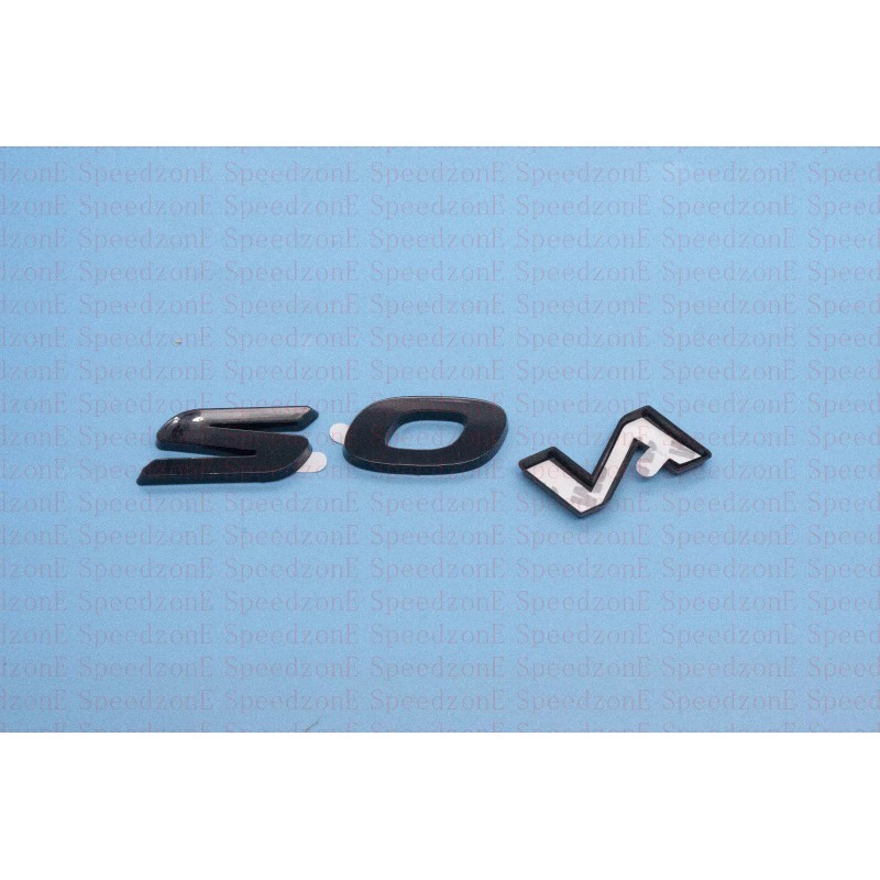 SPEED Glossy Black Rear SONATA Overlay Emblem Badge For Hyundai