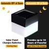 Hicarer 12 Pack Solar Fence Post Cap Lights 2in x