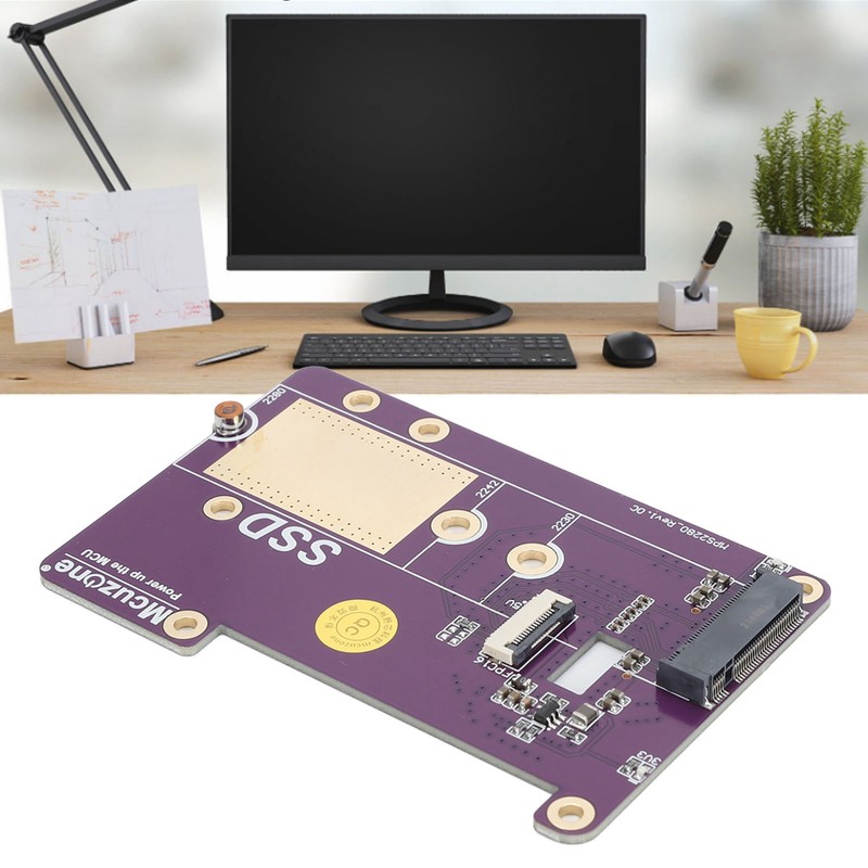 SSD Expansion Board for RPi 5 Support PCIE X1 and