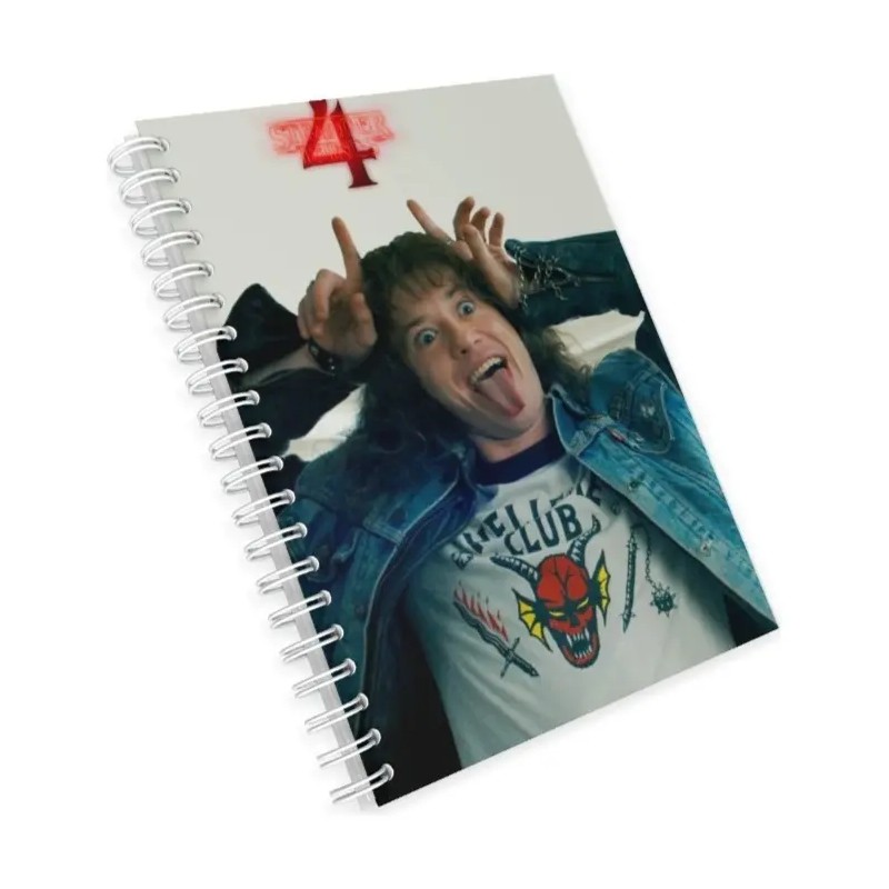 Stranger Things Hell Libreta Cuaderno Dibujo Pasta Dura Lf
