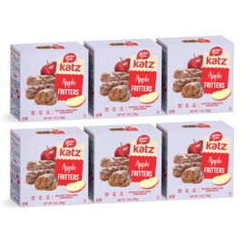 Katz Gluten Free Apple Fritters | Dairy Free, Nut Free, Soy Free, Gluten Free | Kosher (6 Packs, 7 Ounce Each)