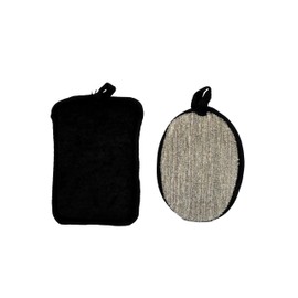 CALA - esponjas de baño exfoliantes para hombre (2 piezas)